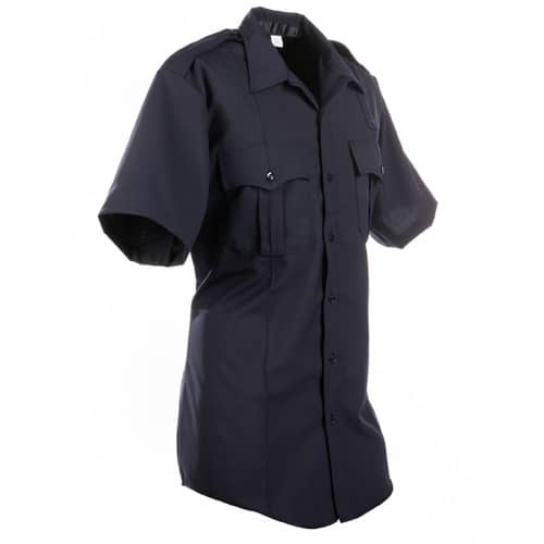 Flying Cross Men's Justice Polyester-Wool Short Sleeve Shirt