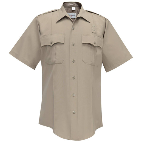 Flying Cross Men's Justice Polyester-Wool Short Sleeve Shirt