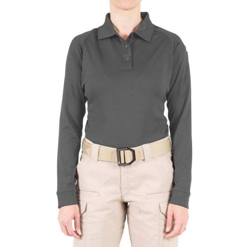 First Tactical Women's Long Sleeve Performance Polo