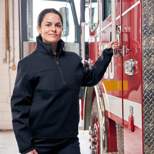 Flying Cross Half-Zip Job Shirt