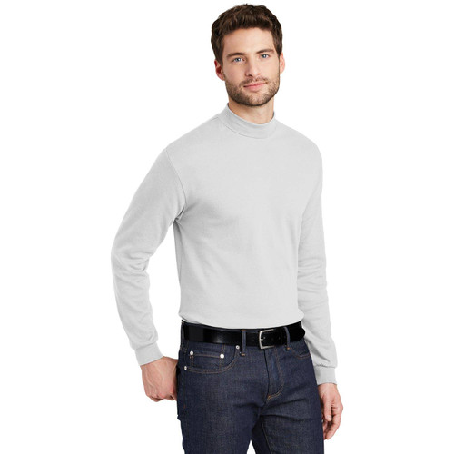 SanMar Port Authority Interlock Knit Mock Turtleneck