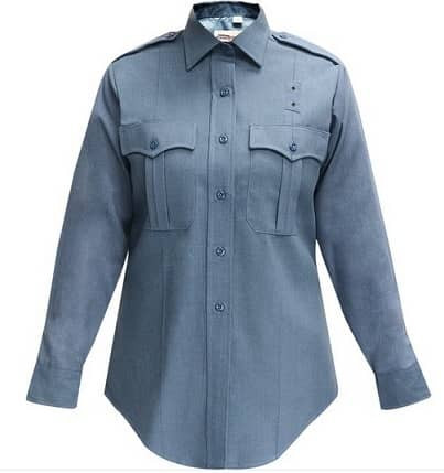 Flying Cross Women's Tropical Weave Deluxe Wool Long Sleeve Shirt