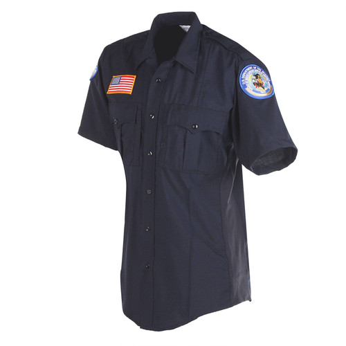 Flying Cross Men's Power Stretch Polyester Wool Short Sleeve Duty Shirt