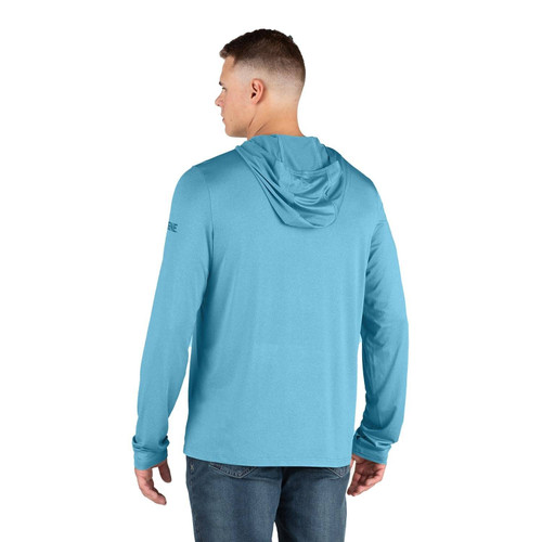 Berne Men's Long Sleeve Hooded UPF Sun Shirt
