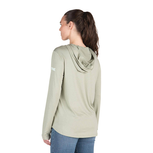Berne Women's Long Sleeve Hooded UPF Sun Shirt