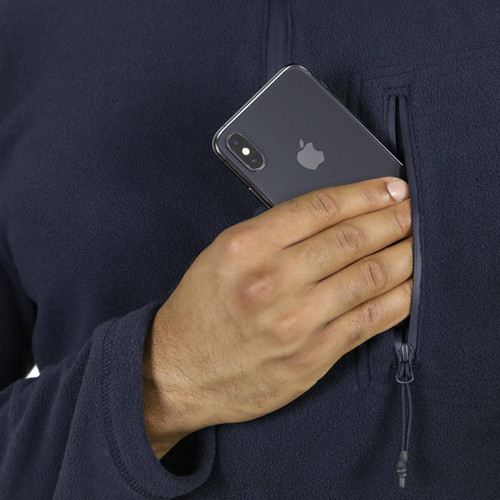 Mission Made Men's Quarter Zip Fleece Pullover