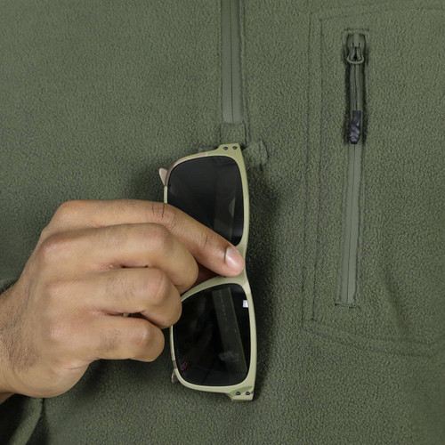 Mission Made Men's Quarter Zip Fleece Pullover