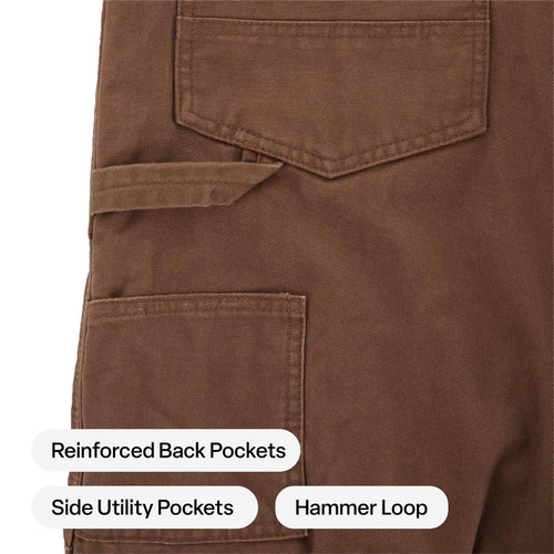 Berne Men's Highland Washed Duck Insulated Outer Pants