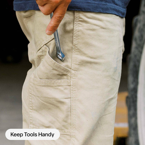 Berne Men's Heartland Washed Duck Relaxed Fit Carpenter Pants