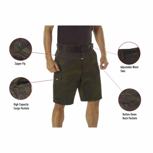 Rothco Midnight Camo BDU Shorts