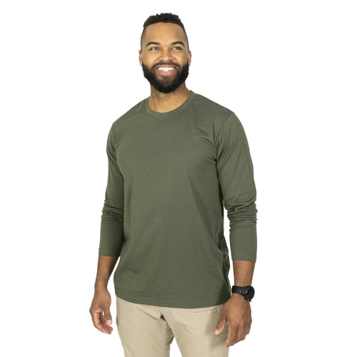 Mission Made Men's Long Sleeve Crew Neck T-Shirt,2 Pack