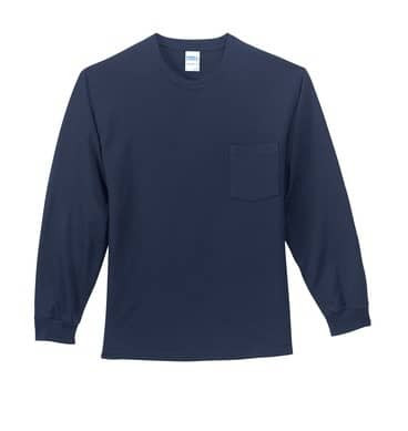 Port & Company Long Sleeve Essential Pocket Tee