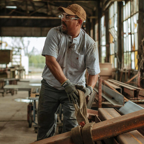 Carhartt Loose Fit Heavyweight Short Sleeve Pocket Henley T-Shirt