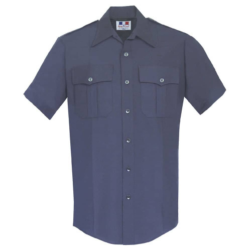 Flying Cross Men's Poly / Rayon Lycra Short Sleeve Uniform Shirt