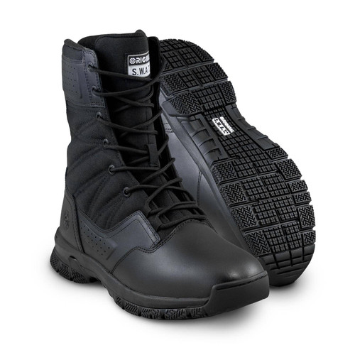 Original S.W.A.T. ProTec 8" Side Zip Polishable Toe Boots