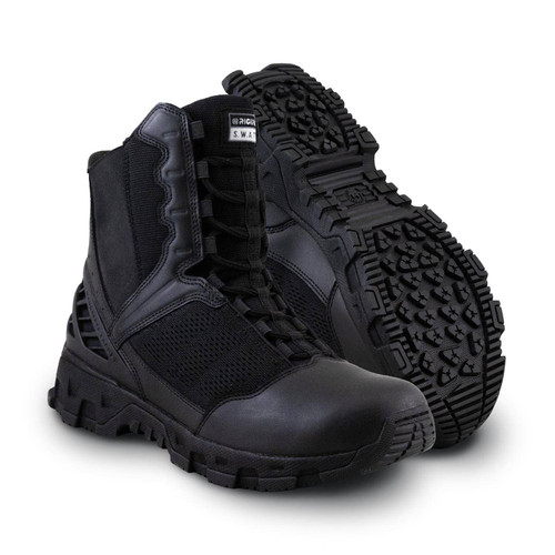 Original S.W.A.T. Alpha Freedom 8" Hands Free Polishable Safety Toe Boots