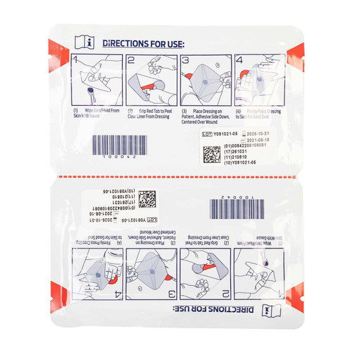 North American Rescue Hyfin Vent Compact Chest Seal Twin Pack