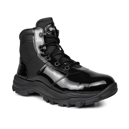 Galls Men's 6" High Gloss Side Zip Boots