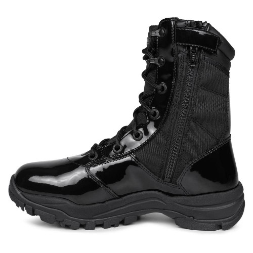 Galls Men's 8" High Gloss Side Zip Boots