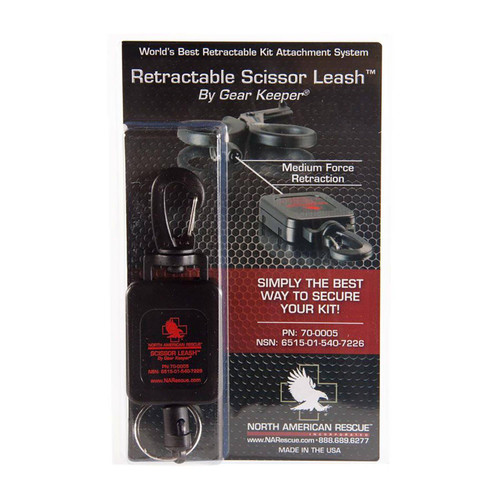 North American Rescue Retractable Scissor Leash with Clip