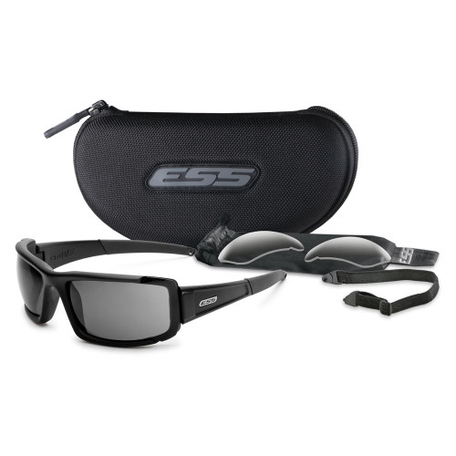 ESS CDI Max Black Sunglasses with 2 Interchangeable Lenses