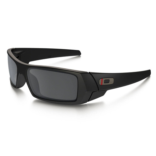 Oakley SI Gascan Thin Redline Satin Black w/ Black Iridium Lenses