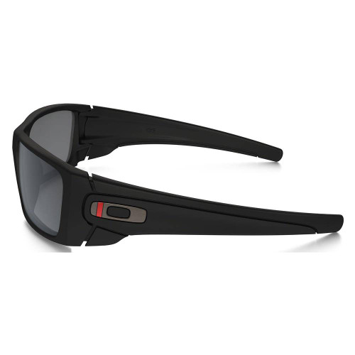 Oakley SI Fuel Cell Thin Redline Satin Black w/ Black Iridium Lenses