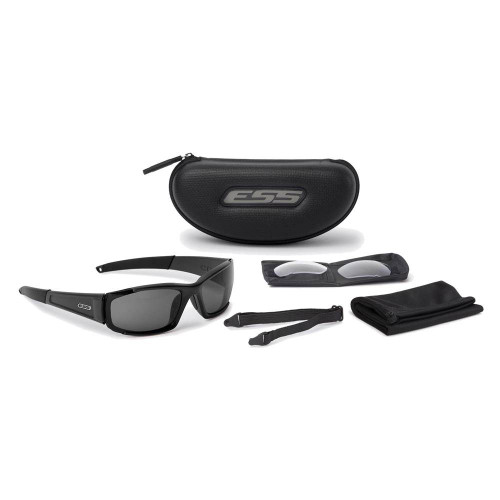 ESS CDI Black Sunglasses with Interchangeable Lenses