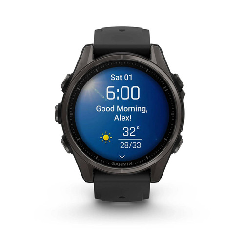 Garmin fenix 8 AMOLED Sapphire Smartwatch, 43 mm