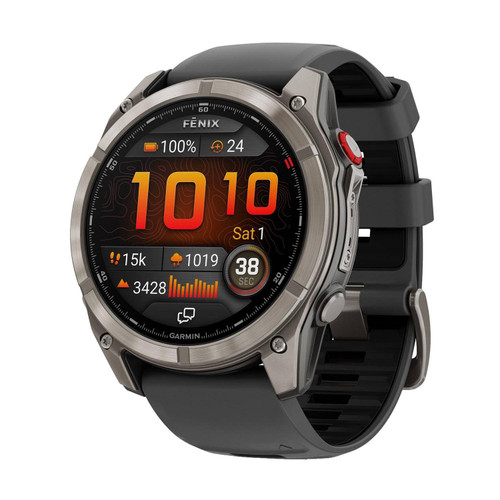 Garmin fenix 8 Pro AMOLED Sapphire Smartwatch, 51 mm