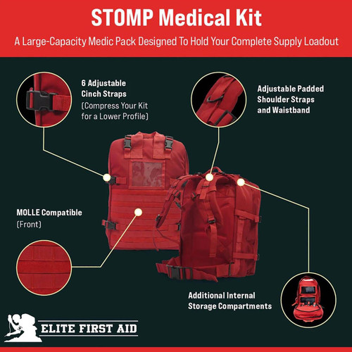 Elite First Aid STOMP Medical Kit, Advanced