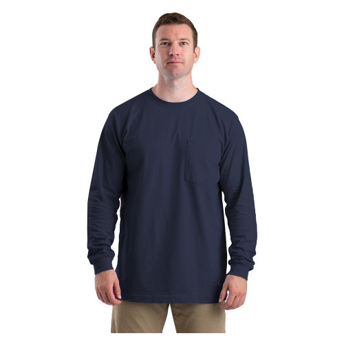 Berne Men's Heavyweight Long Sleeve Pocket T-Shirt
