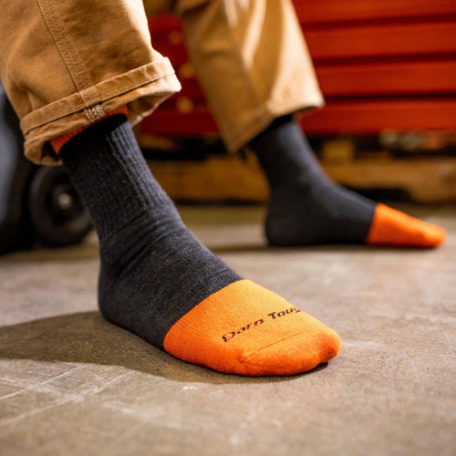 Darn Tough Men's Steely Micro Crew Midweight Work Socks