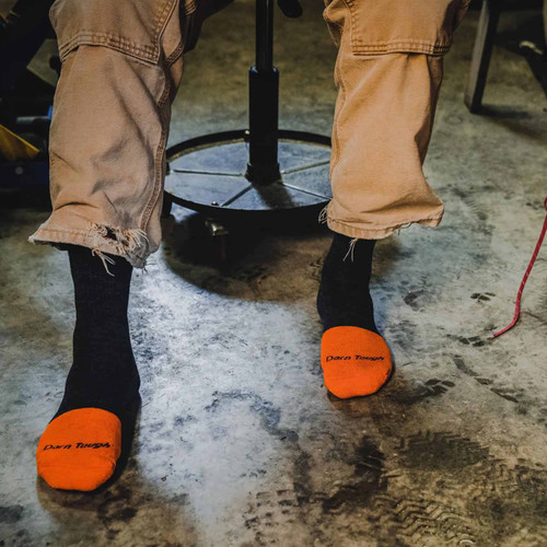 Darn Tough Men's Steely Micro Crew Midweight Work Socks