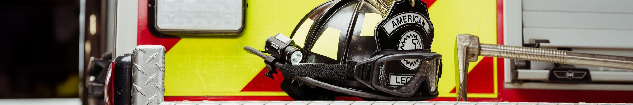Firefighters spraying water