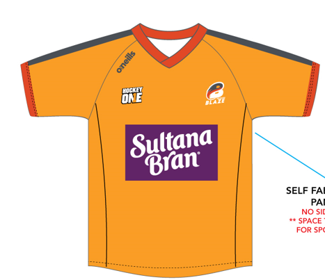 Brisbane Blaze - Replica Playing Top (Adults)