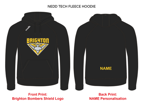 BBFC - Brighton Bombers Football Club - Nedd Tech Hoodie (Kids)