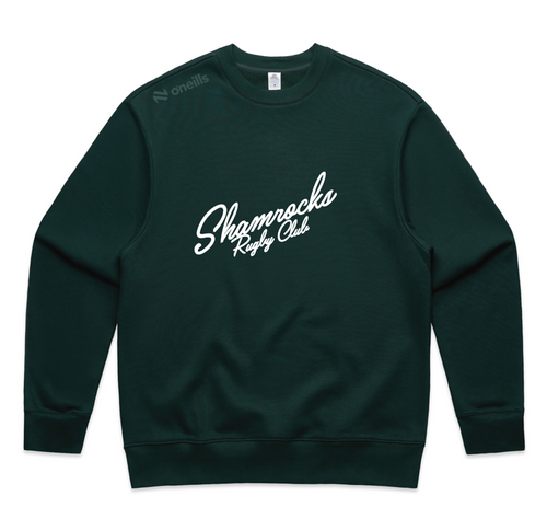 WOON - Woonona Shamrocks Heavy Oversized 'Script' Crew Jumper