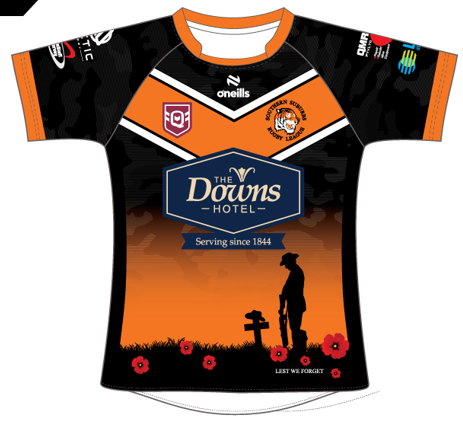 SOSR - Southern Suburbs Rugby - Replica ANZAC Jersey (Kids/Adults)