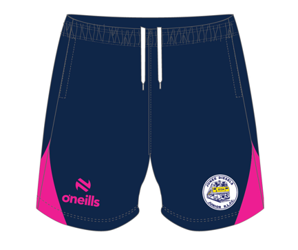 Junee Diesels RLFC - Training Shorts (Navy/Pink)