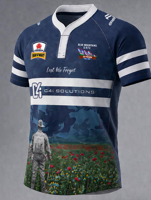 BLUM - 2026 Blue Mountains Rugby ANZAC Jersey