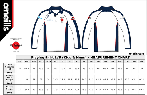 MNDCC - Sublimated MNDCC Playing Shirt LS - White (Mens)