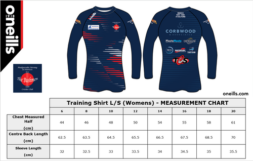 MNDCC - Sublimated MNDCC Training LS T-Shirt - Navy (Womens)