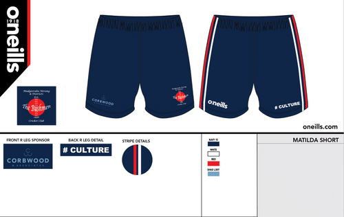 MNDCC - MNDCC Training Shorts - Navy (Womens)