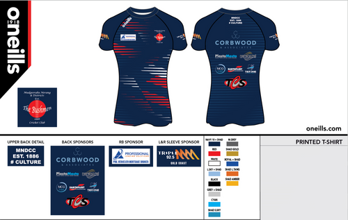 MNDCC - Short Sleeve Training Top (Womens)
