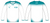 Hockey Australia Indoor Teal/White Long Sleeve Training Tee (Adults