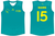 HACT - HA Country Teal Mens Playing Top (INDIGENOUS DESIGN)