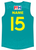 Hockey Australia 5 A Side Teal/Yellow Game Vest (Mens)
