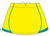 Hockey Australia 5 A Side Yellow Skort (Ladies)