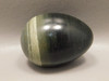 Silver Leaf Jasper Egg Green Gemstone 2.25 inch Rocks Minerals #O3